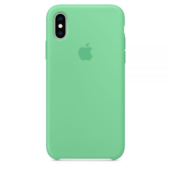 iPhone Xs Silicone Case Spearmint