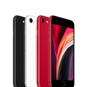 iPhone SE Black, White and Red
