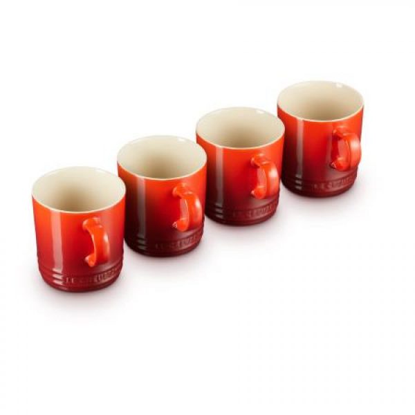 LE CREUSET - SET 4 CANECAS 350ML