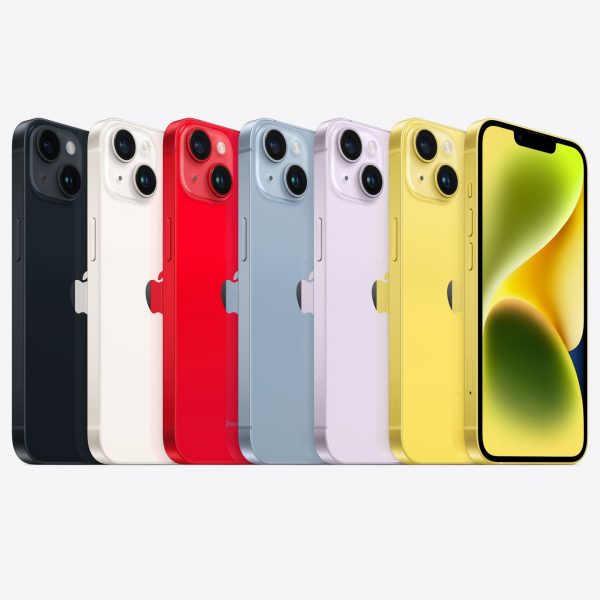 iPhone 14 (Minight, Starlight, Purple, Red, Blue and Yellow)