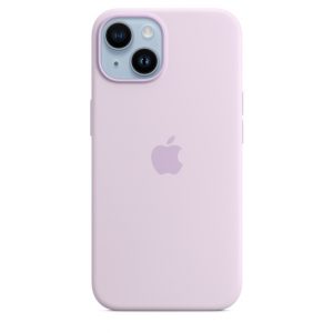 Apple Capa em silicone com MagSafe para iPhone 14 - Lilás