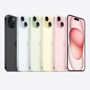iPhone 15 (Black, Blue, Green, Yellow and Pink)