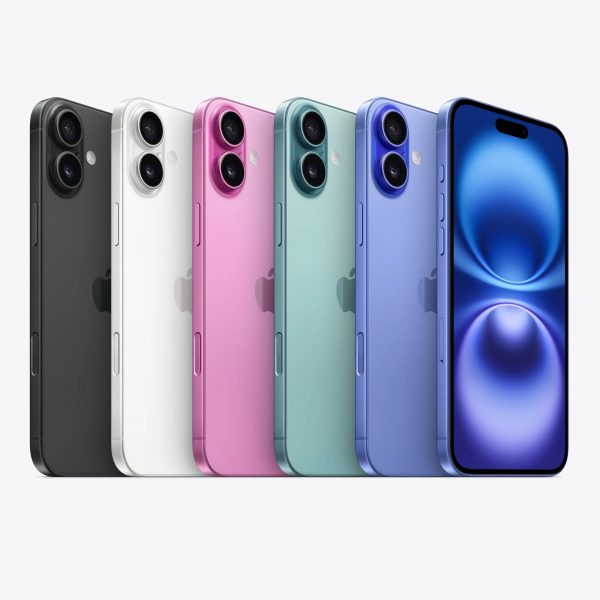iPhone 16 Plus (Black, White, Pink, Teal and Ultramarine)