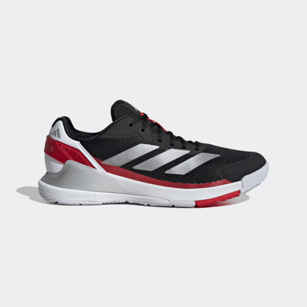 Adidas Crazyquick Lightstrike Padel M Core Black Silver Metallic Lucid Red (JP9591)